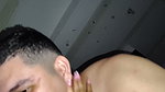 cuckold cleaning up my pussy so good in missionary after i fucked my neighbor and he cums inside me too