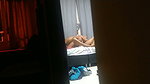 cuckold hubby wasn’t allowed to stay in room while i fuck with my lover so he fimls from the door