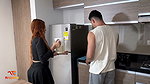 Cuckolded Husband Fucks His Busty Neighbor While His Wife Showers – Andrea Castro & Lian Grey
