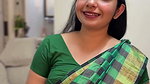 Chubby Malayali lady hot navel in green saree 2 2