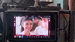 Cute young actress Sara milky white skin show in bts video