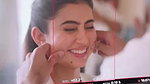 Cute young actress Sara milky white skin show in bts video