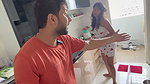 Hot dusky busty desi in night dress hot show 1