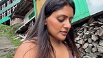 Kannadiga lady huge breast in grey top 1