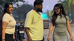cute chubby desi girl big bouncing tits in white top 1