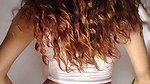 sexy desi lady in wide hip white croptop 1