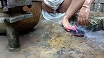 Sexy sister-in-law bathing
