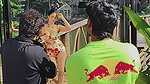 Actress Sanam Shetty sexy wet hot photoshoot in bikini 2