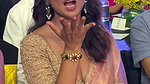 Actress Shriya Saran saree slip awesome cleavage 2