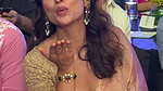 Actress Shriya Saran saree slip awesome cleavage 2