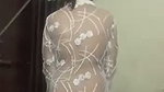Desi girl wearing transparent clothe and showing boobs pussy and ass 2