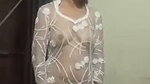 Desi girl wearing transparent clothe and showing boobs pussy and ass 2