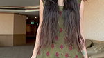 One Turn To Camera – Valley Cleavage & Bouncy Rack Flash 2