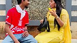 Serial Actress Shatiga boobs slip at public bra visible 2