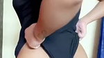 Sexy figure hot babe show ass and squeeze tits 2