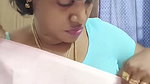 Trichy Sathana seducing sexy saree strip and blouse boobs show 2