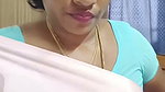 Trichy Sathana seducing sexy saree strip and blouse boobs show 2