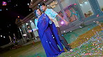 Unknown actress navel kiss expressions black saree 2