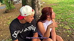 Fucked by a stranger – Cum in the mouth of MilanRodriguezx & CelesteAlba
