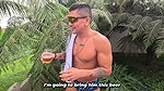 Fucking a busty stranger staying at the same hotel as me – We get caught outdoors!