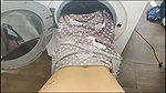 Fucking my friend’s mother inside the washing machine in doggystyle