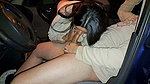 Girlfriend in Heels Fucks Stranger Outdoors in a Car