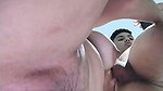 Giving a Deepthroat to a Big Cock of 18yo and Then He Fucks Me Hard in Doggy Style
