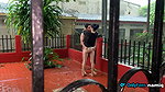 GOOD SEX ON A RAINY DAY OUTDOORS AND NEIGHBOR SURPRISES THEM