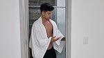 Guy fucks his stepmom after being caught showering