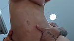 Guy fucks his stepmom after being caught showering