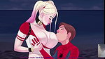 COSPLAYING SPIDERMAN FUCKS TWO SEXY CELEBRITY GIRLS!