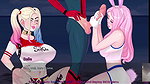 COSPLAYING SPIDERMAN FUCKS TWO SEXY CELEBRITY GIRLS!