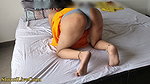 Desi Village Beautiful Stepsister come my bedroom and you saw her helping her brother-in-law to masturbate ShrutiLiveCum