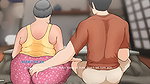 Plowed gameplay ass grabs and hairy pussy squirt