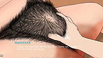 Plowed gameplay ass grabs and hairy pussy squirt