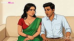 Soft Indian Skin Under His Touch While He Takes Care of Everything -AI Generated