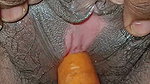 Wife playing with carrot