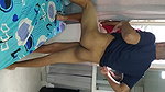 doing public outdoor sex while fucking with my neighbor next to the windows and the neighborhood watches us