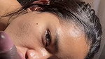 Dreamy brunette gives a sloppy blowjob to the BBC -amateur couple- nysdel