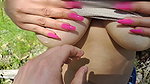 Fucking my mother’s friend in a forest outdoor