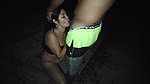 fucking outside and outdoor with my husband filming while i fuck with his friend then he creampied me