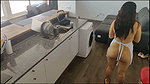 Homemade cuckold with maid