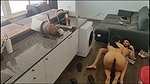 Homemade cuckold with maid