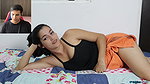 Horny Cheating Calls Her Boyfriend While Being Fucked by Her Lover