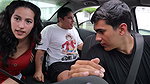 horny couple couldn’t resist and fucked in the car