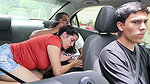 horny couple couldn’t resist and fucked in the car