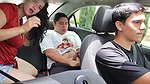 horny couple couldn’t resist and fucked in the car