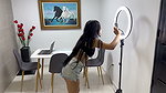 I help my little stepsister with her social networks. I end up cumming in her ass