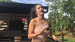 I invite my neighbor to my house and I end up fucking her