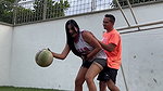 I lose bet on basketball game and I have to give my pussy tight and juicy